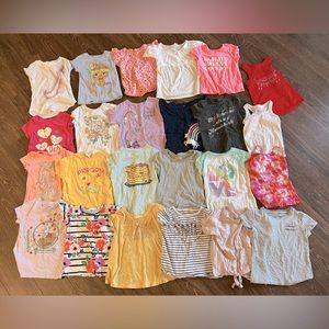 Set of 24 girls 4t shirt bundle